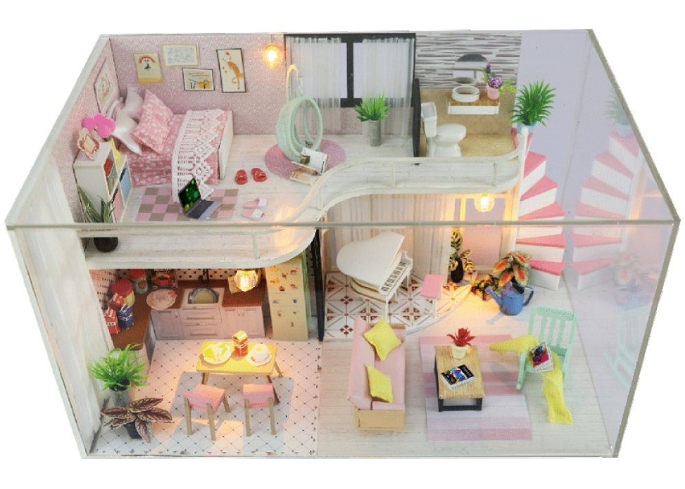2Kids Toys miniatura domečku Dům Anniny růžové melodie (obrázek 4)