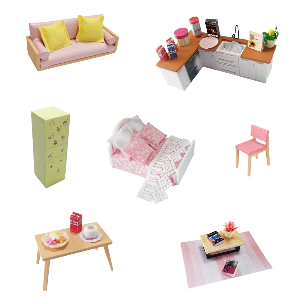 2Kids Toys miniatura domečku Dům Anniny růžové melodie (obrázek 6)