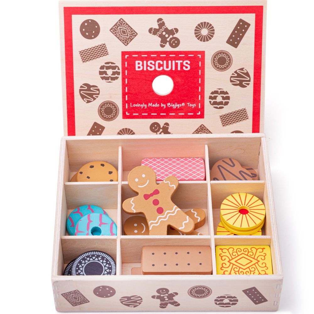 Bigjigs Toys Box s dřevěnými sušenkami (obrázek 5)