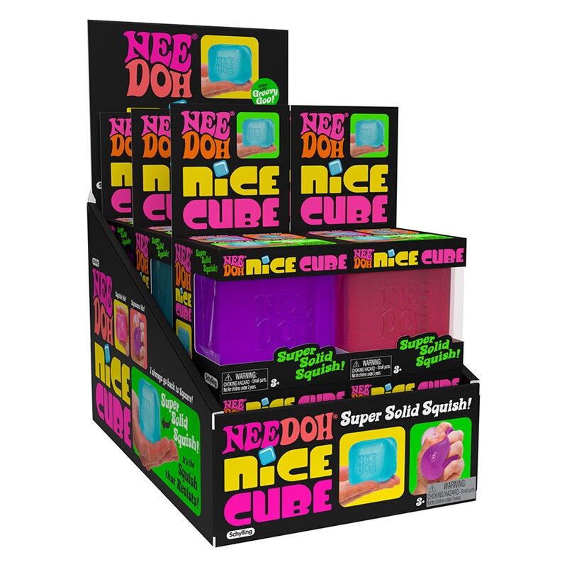 Schylling NeeDoh Mačkací kostka Nice Cube (obrázek 4)