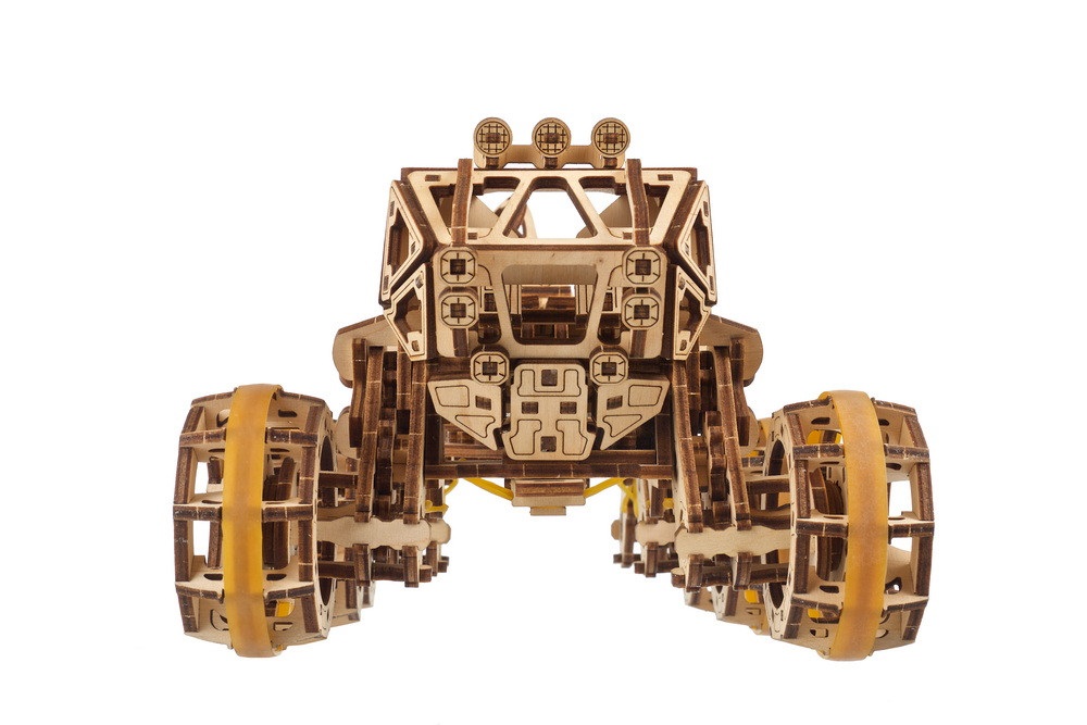 Ugears 3D dřevěné mechanické puzzle Mars Rover (obrázek 8)