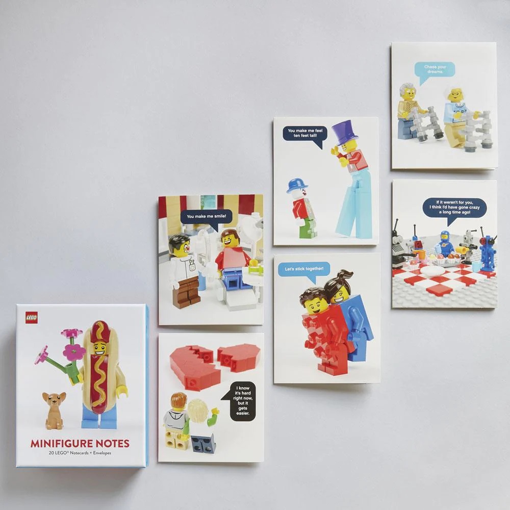 Chronicle Books LEGO® Notes 20 poznámkových lístků k mini figurce (obrázek 6)
