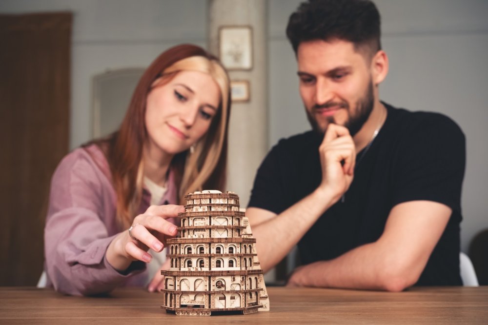 EscapeWelt Dřevěný hlavolam Quest Tower (obrázek 8)