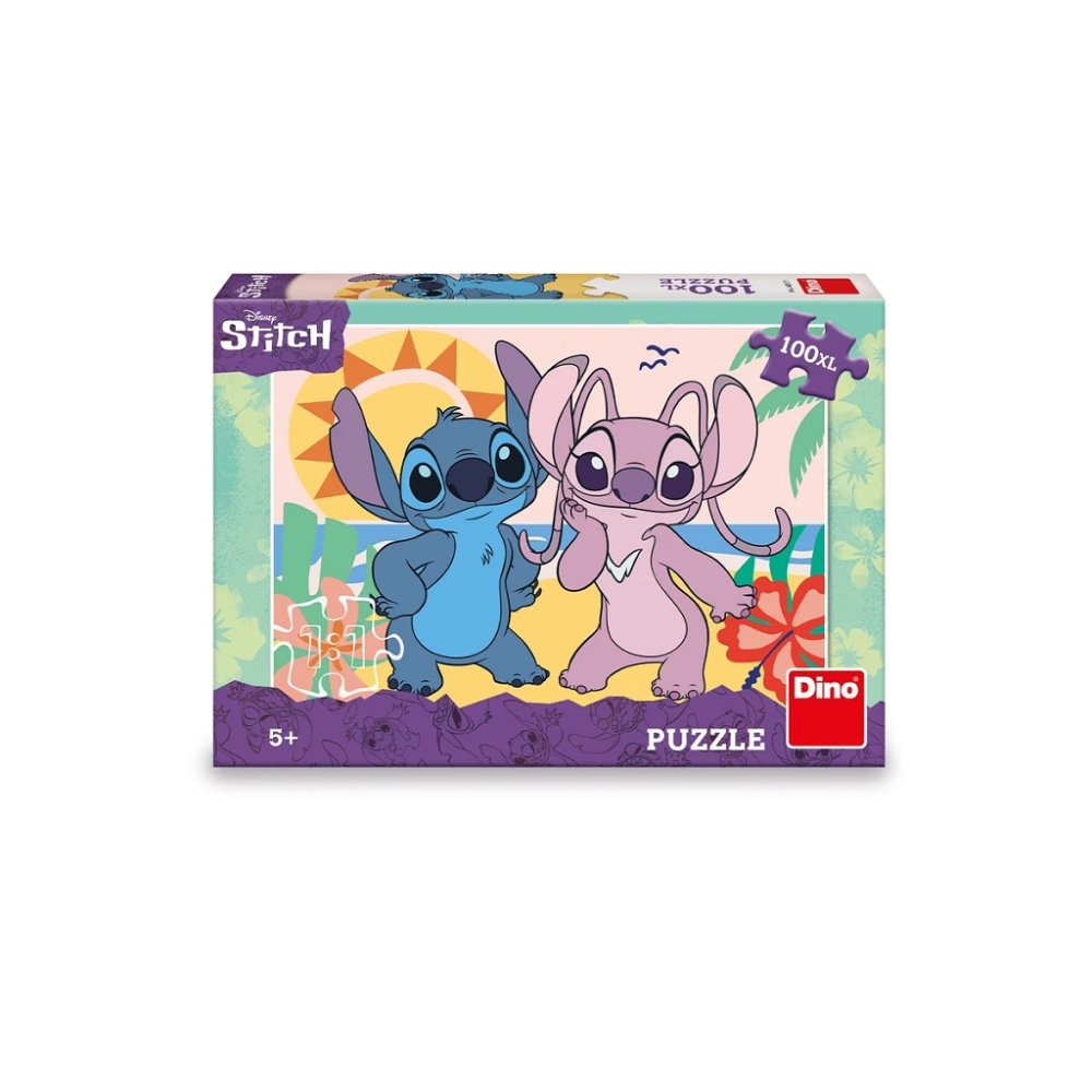 Dino Puzzle Stitch na pláži 100 XL dílků (obrázek 4)