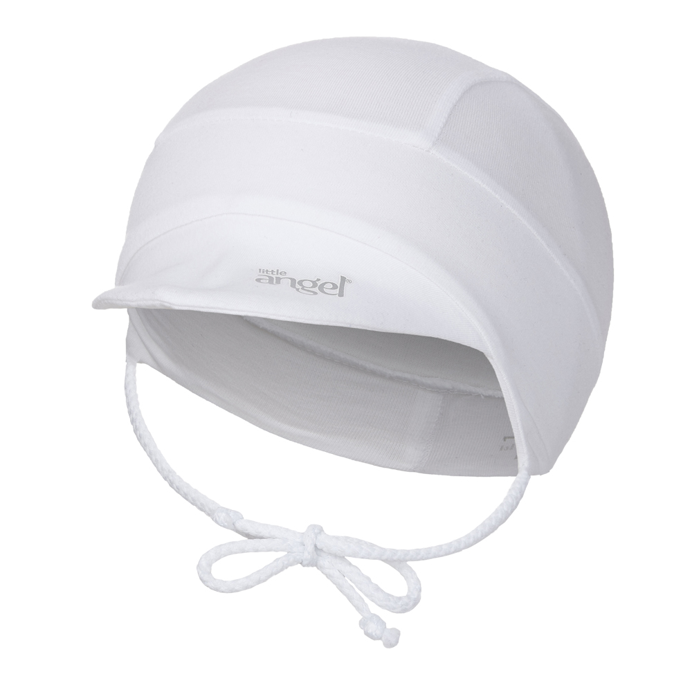 Thin Outlast® Tie-On Cap - White 2 | 39-41 cm