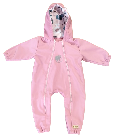 Monkey Mum® Mono Softshell Con Membrana – Sugar Animalies - Talla 62/68, 74/80 62/68