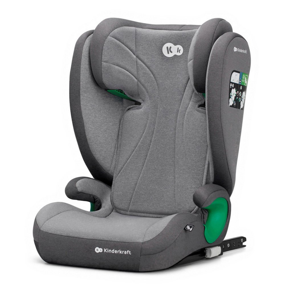 KINDERKRAFT Car Seat Junior Fix 2 100-150 Cm Rocket Grey