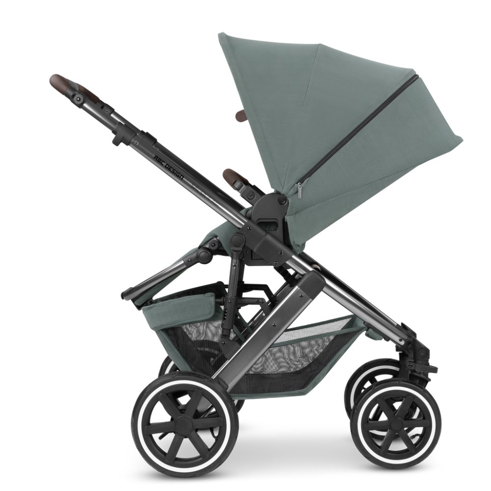 ABC DESIGN Kinderwagen Kombiniert Salsa 4 Air Aloe 2024 + Gratis Autositzadapter