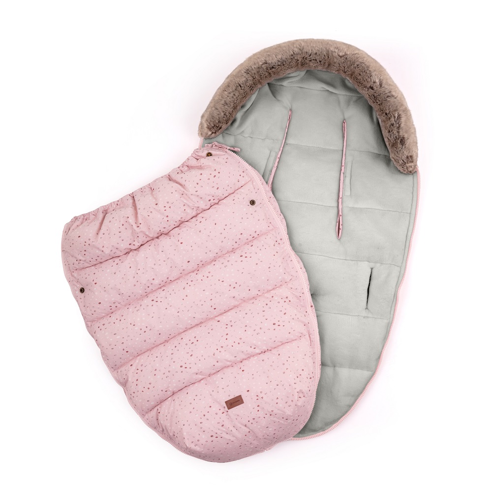 PETITE&MARS Väska 4 I 1 Comfy Glossy Princess + Muff Jasie Dusty Pink