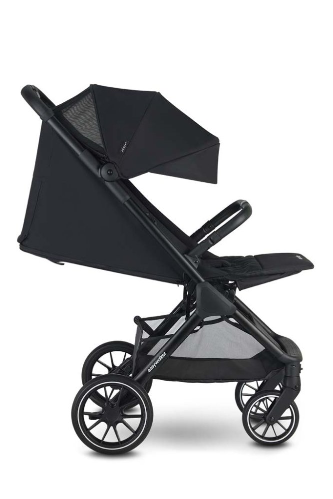 EASYWALKER Sportkinderwagen Jackey XL Shadow Black + PETITE&MARS Tasche Jibot GRATIS