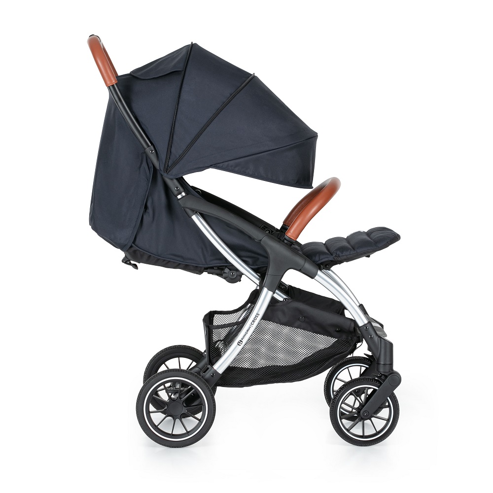 PETITE&MARS Poussette De Sport Cross Anthracite Bleu