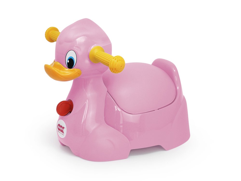 OK BABY Potty Quack rózsaszín