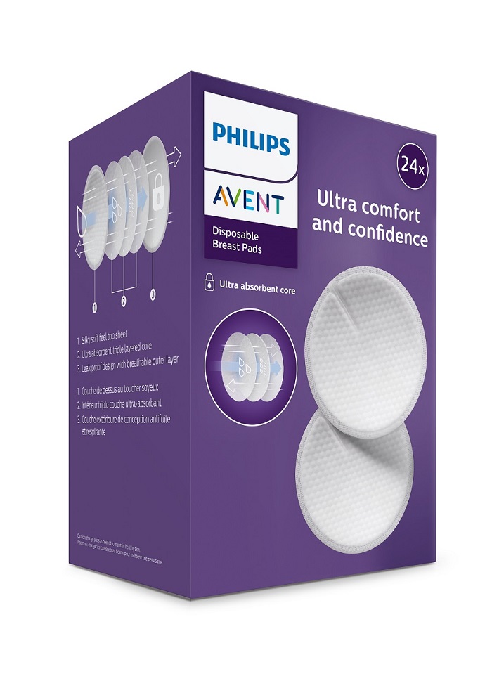 Philips AVENT Vložky Prsní Jednorázové 2x24 Ks