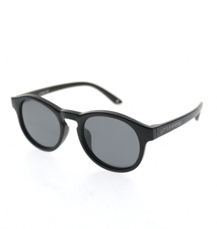 Occhiali da sole LITTLE KYDOO Bright Black UV 400, polarizzati 2-4 anni