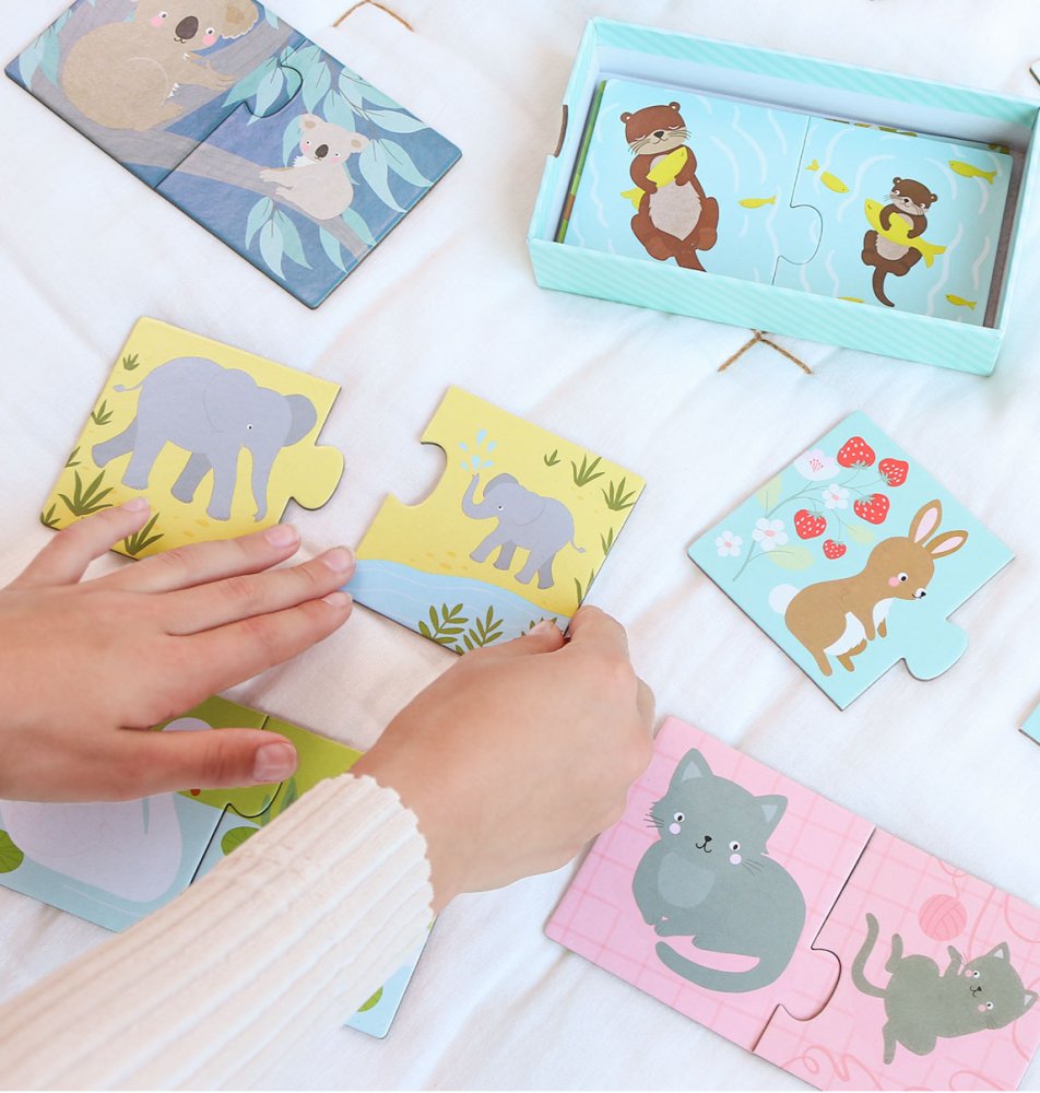 A Little Lovely Company - Puzzle d'association - Familles d'animaux – Image 6
