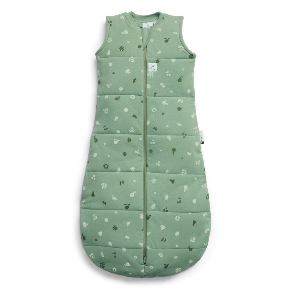 ERGOPOUCH Sacco nanna in cotone biologico Jersey Sweet Orchard 3-12 m, 6-10 kg, 2,5 tog