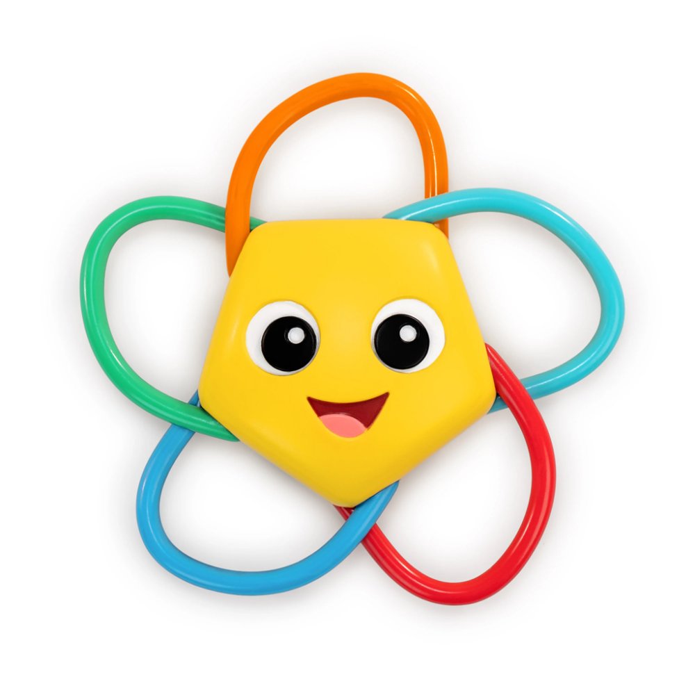 BABY EINSTEIN Massaggiagengive con sonaglio Soothing Star senza BPA 0m+