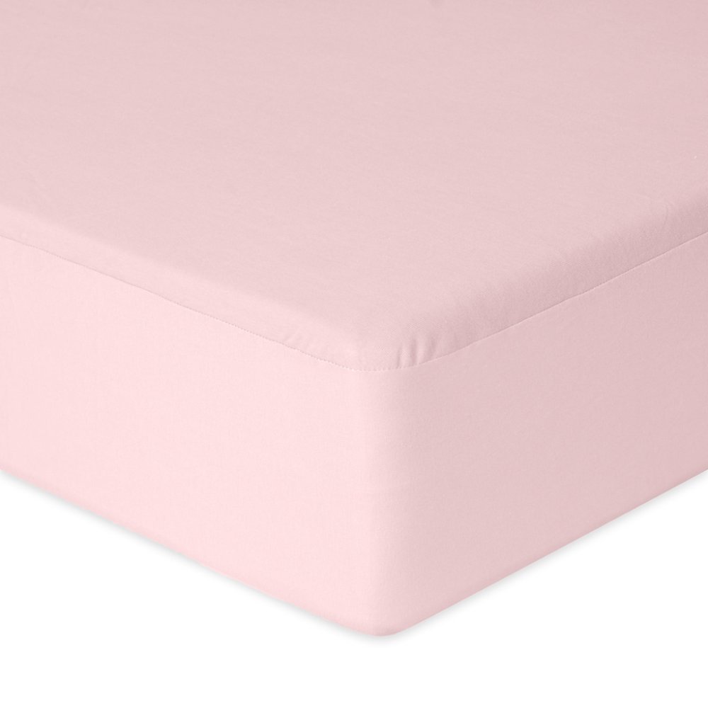 BABYMATEX Prześcieradło nieprzemakalne Jersey 35x75 cm różowe - obrazek 3