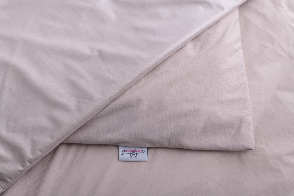 BABYMATEX Linge de lit 2 pièces imperméable beige 100 x 135 cm + 40 x 60 cm – Image 5