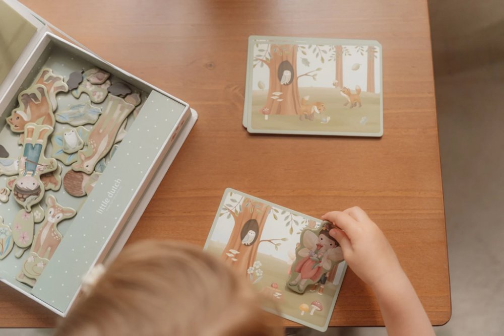 LITTLE DUTCH Hra magnetická Forest friends (obrázek 4)