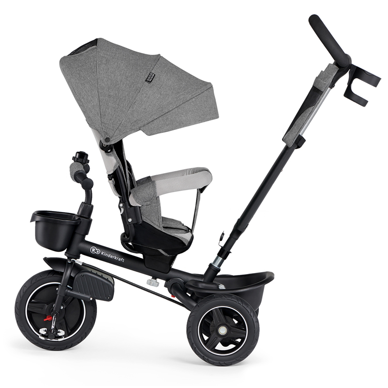 KINDERKRAFT SELECT Triciclo Spinstep Grey, Premium - immagine 6