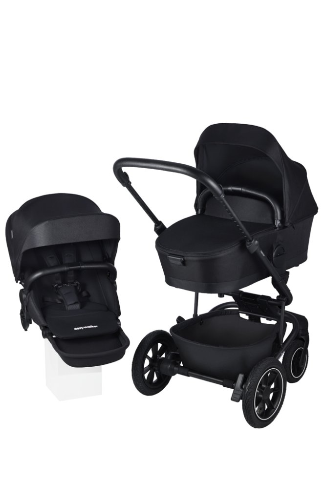 EASYWALKER Poussette combinée Harvey⁵ Midnight Black XXL AIR – Image 3