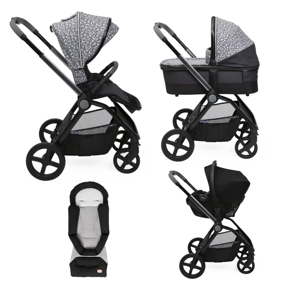 CHICCO Poussette combinée 3 en 1 Mysa Charming Grey