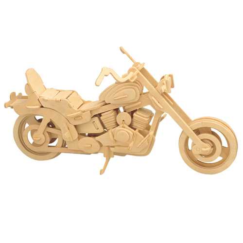 Woodcraft Puzzle 3D in legno moto Harley Davidson I