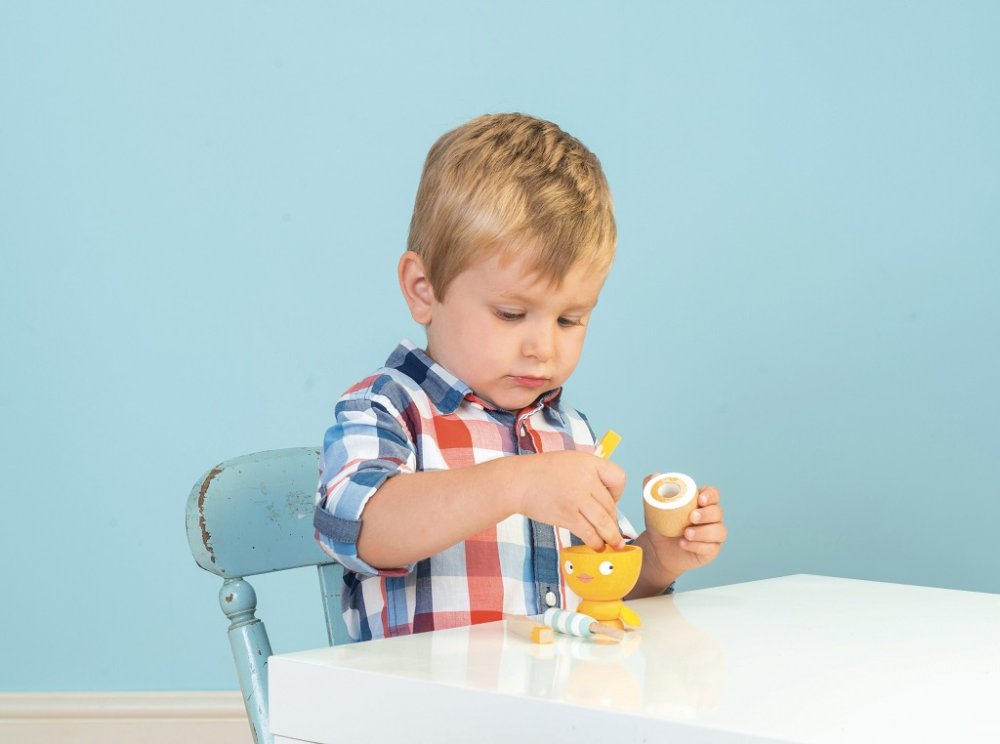 Le Toy Van Zestaw śniadaniowy wesołe jajko - obrazek 3