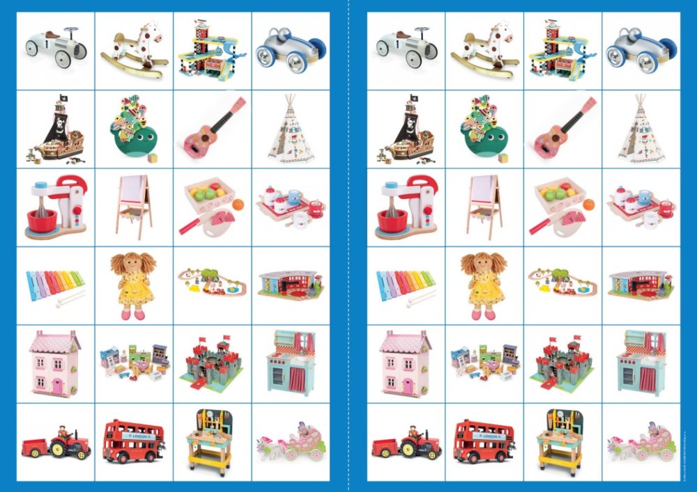 2Kids Toys Memory di carta giocattoli di legno