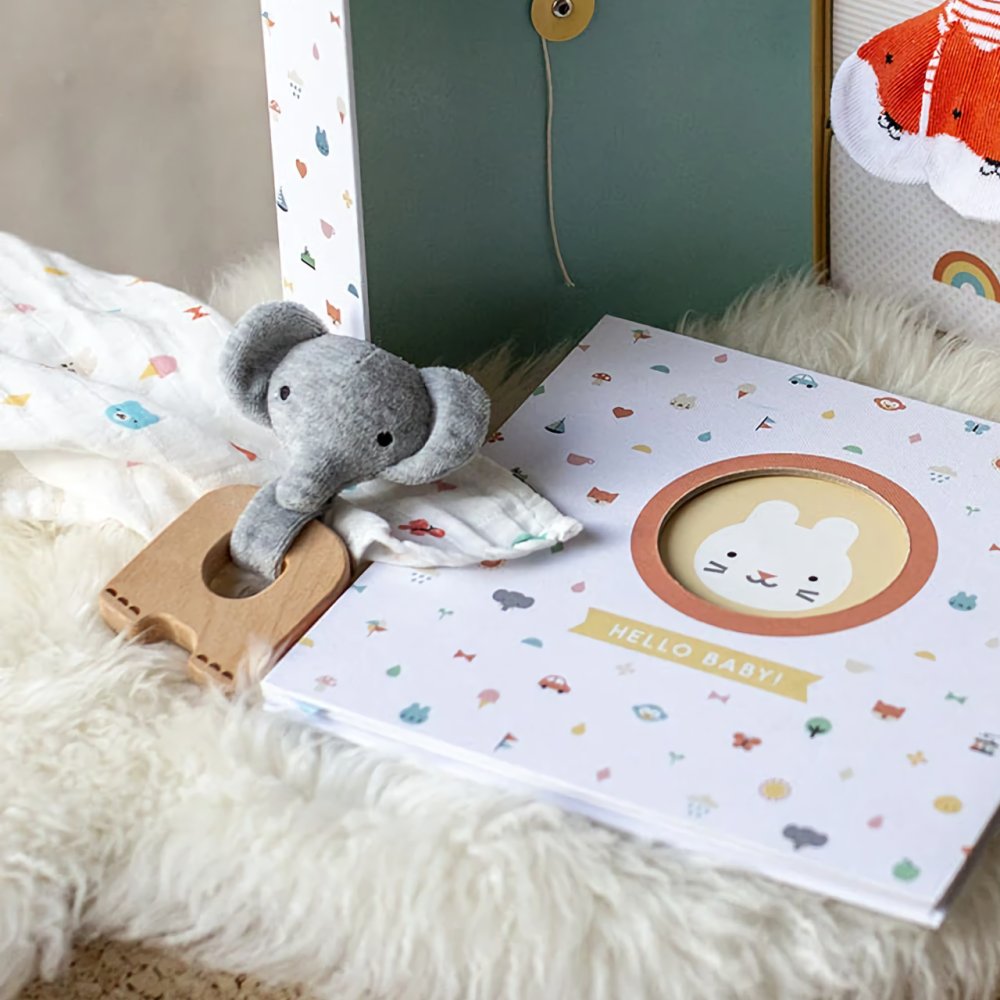 Anneau de dentition Éléphant Petit Collage – Image 5