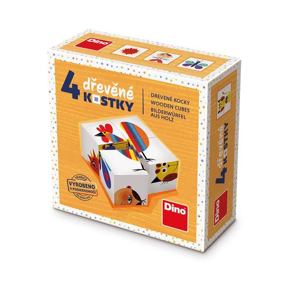 Dino Drewniane klocki Kogut