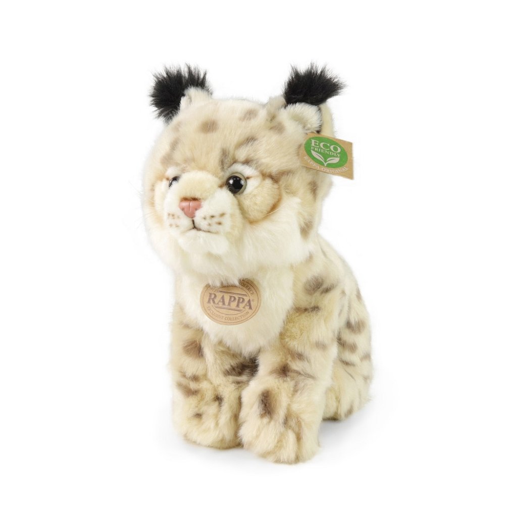 Rappa Pluszowy ryś siedzący 25 cm ECO-FRIENDLY