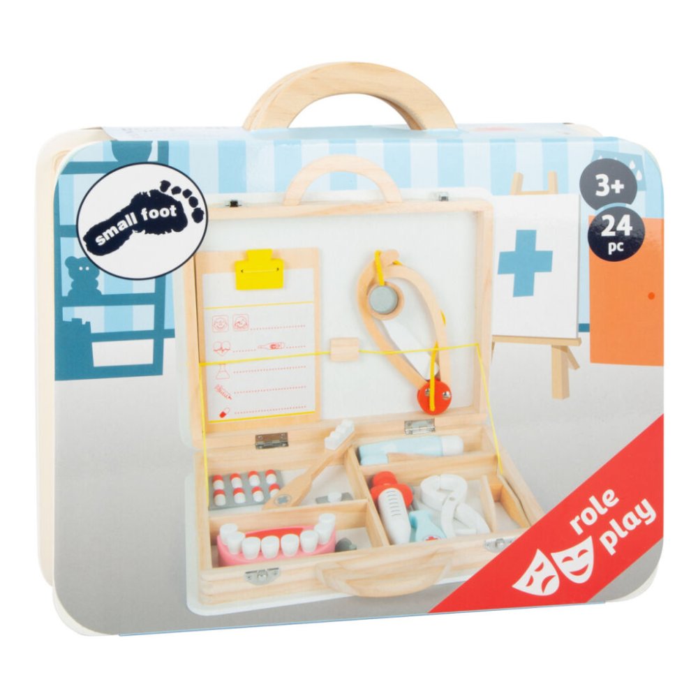 small foot Mallette de docteur pour enfants pour petits dentistes 2en1 – Image 4