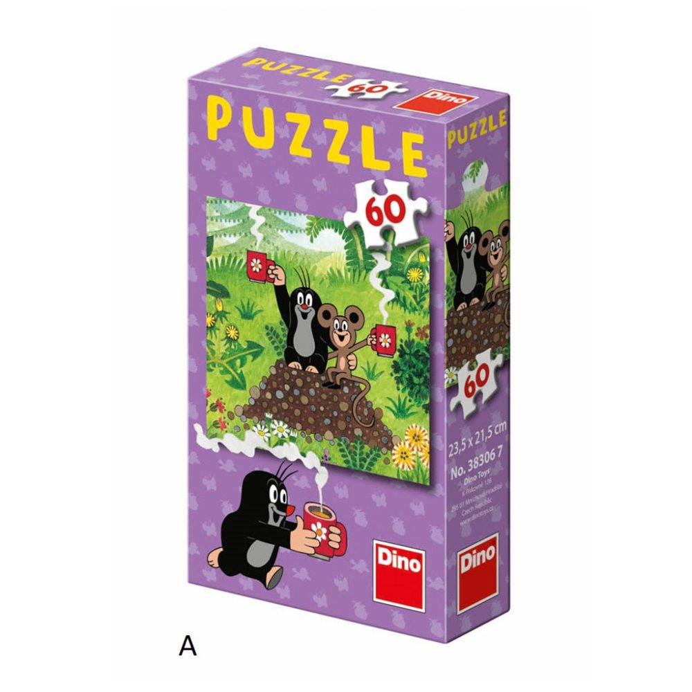 Dino Puzzle Jak Krtek uzdrowił myszkę 1 szt.