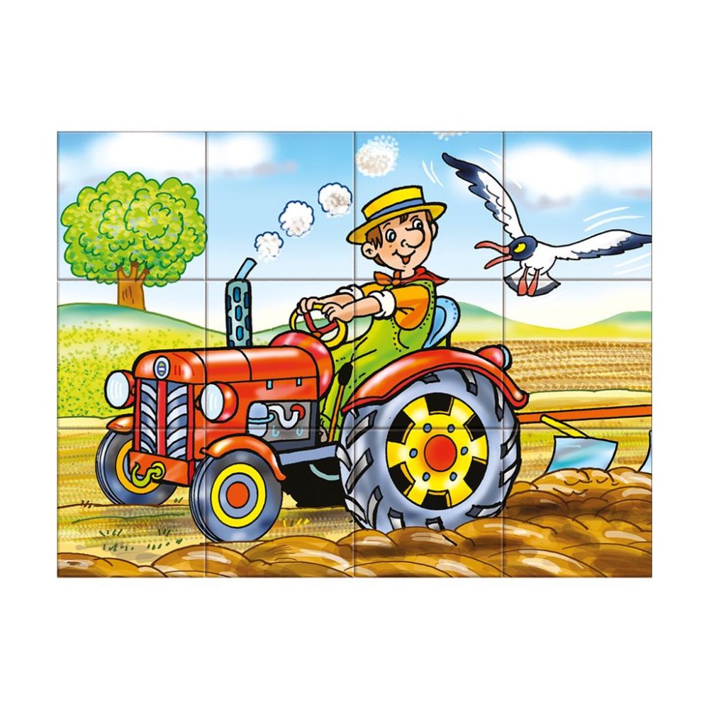 Dino Dřevěné kostky Mašinka (obrázek 10)