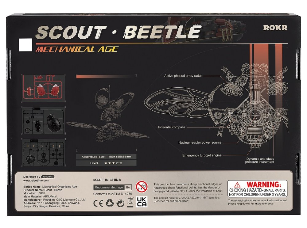 RoboTime 3D mechanikus összerakható bogár felfedező - Image 7