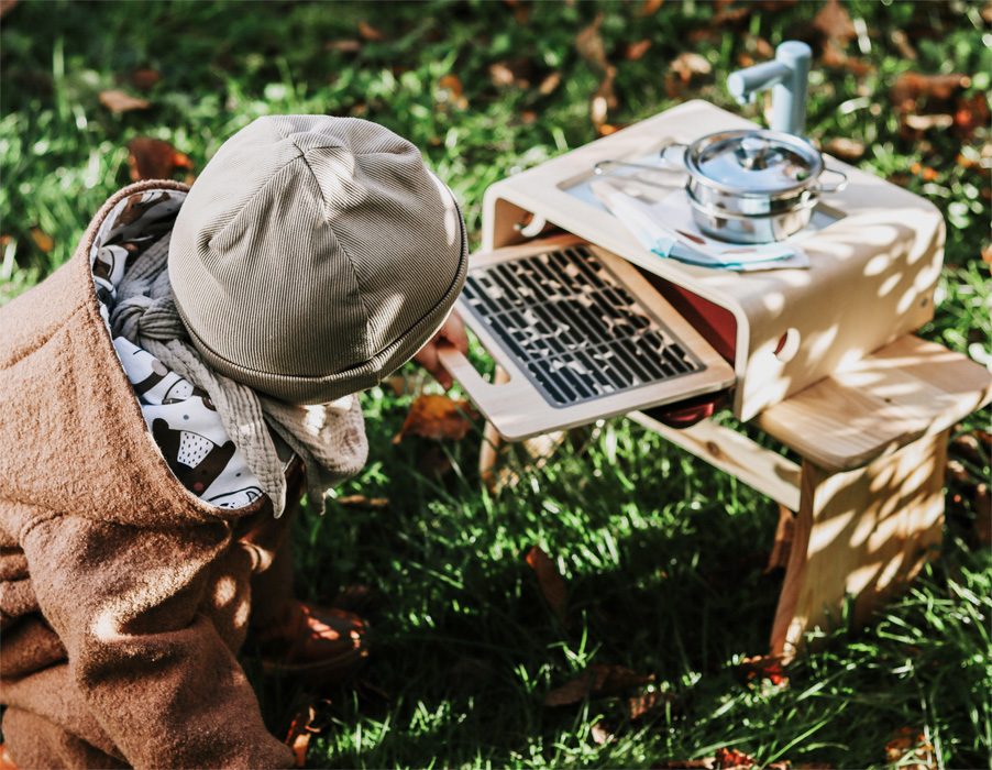 small foot Dřevěný kempingový sporák (obrázek 8)