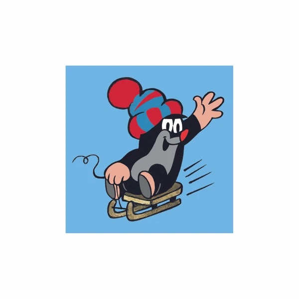 Dino Cubi di legno con immagini di Krteček - 4 cubi - immagine 4