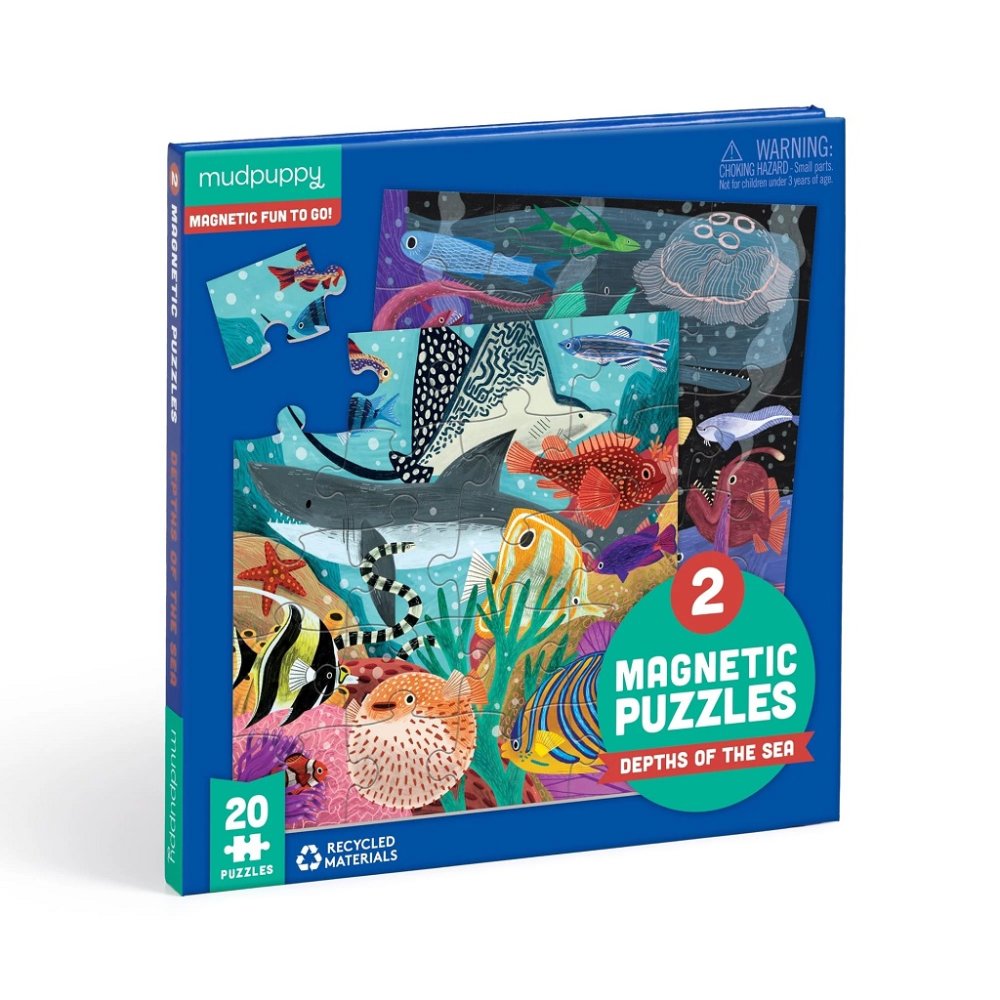 Mudpuppy Magnetisches Puzzle Tiefsee 2x20 Teile