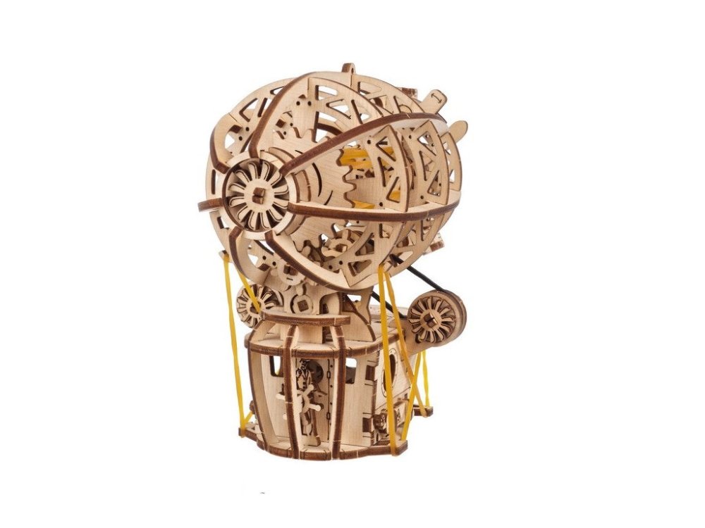 Puzzle mécanique en bois 3D Ugears STEAMPUNK AIRSHIP – Image 4
