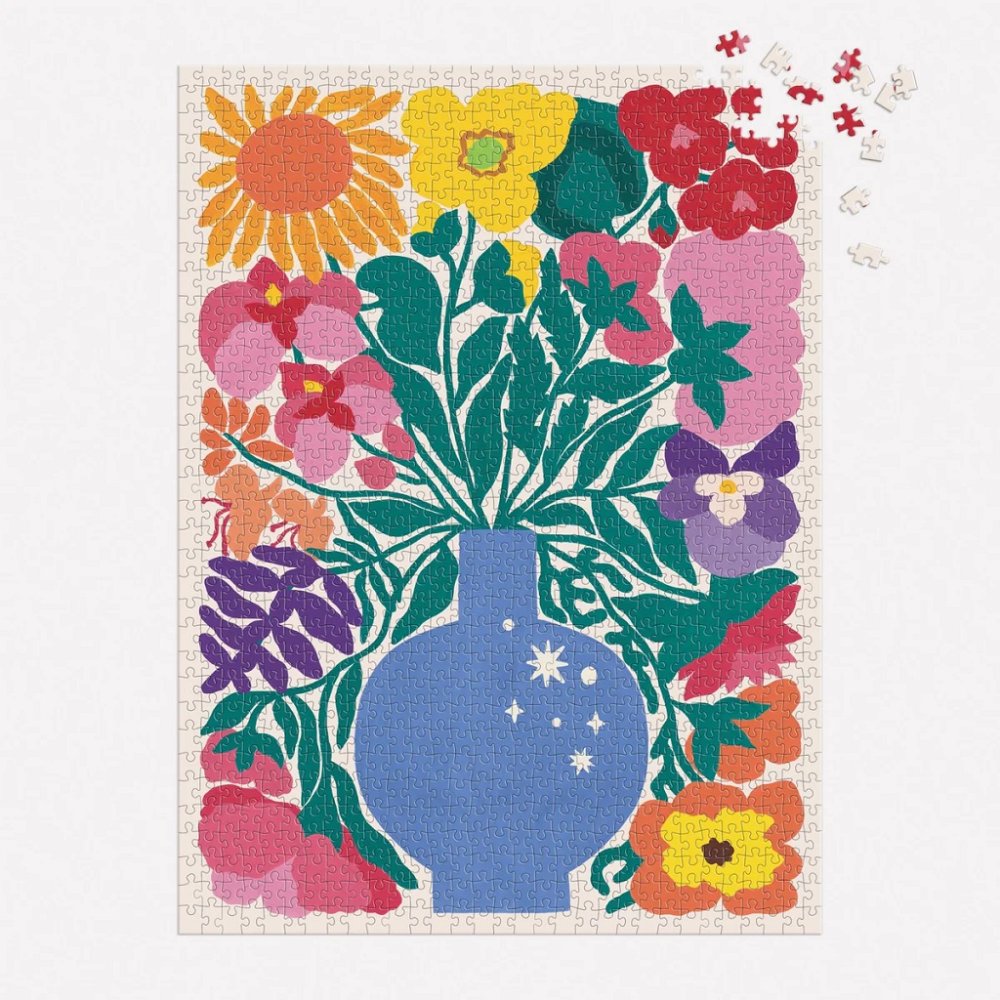Galison Puzzle Állatövi virágok 1000 darabos - Image 3