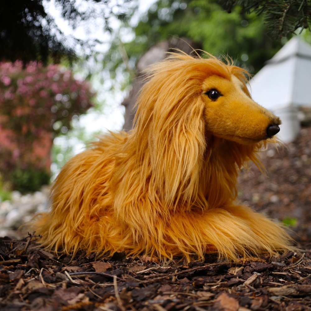 Rappa Peluche cane levriero afgano 32 cm ECO-FRIENDLY - immagine 3