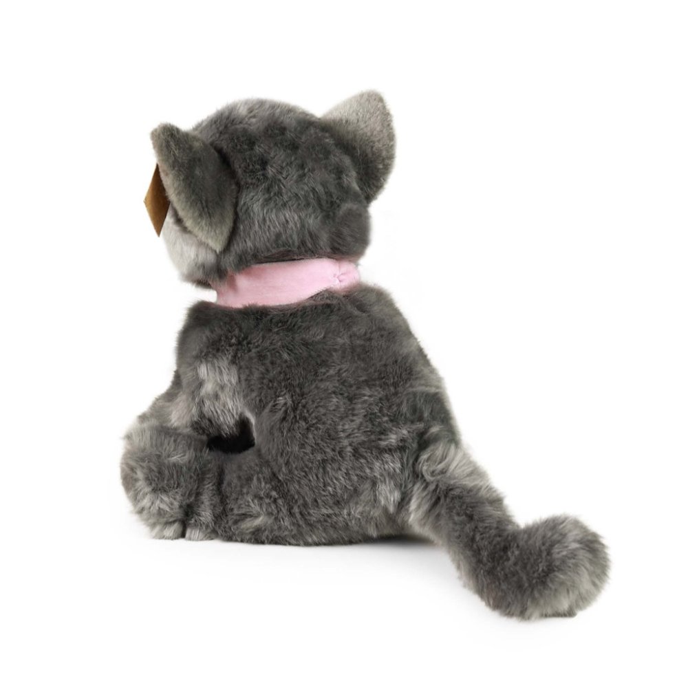Rappa Chat en peluche gris 25 cm ECO-FRIENDLY – Image 3