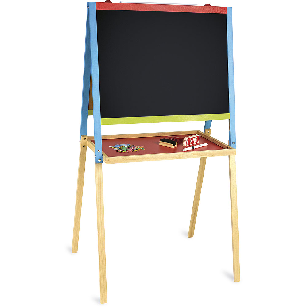 Jeujura Multiaktivitätstafel aus Holz 56x43 cm mit Zubehör