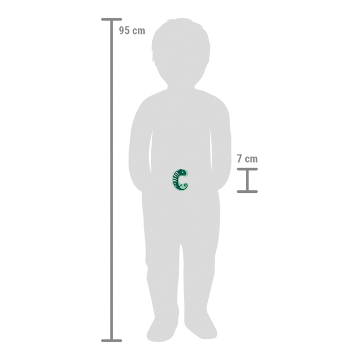 small foot Letra de madera C - Imagen 3