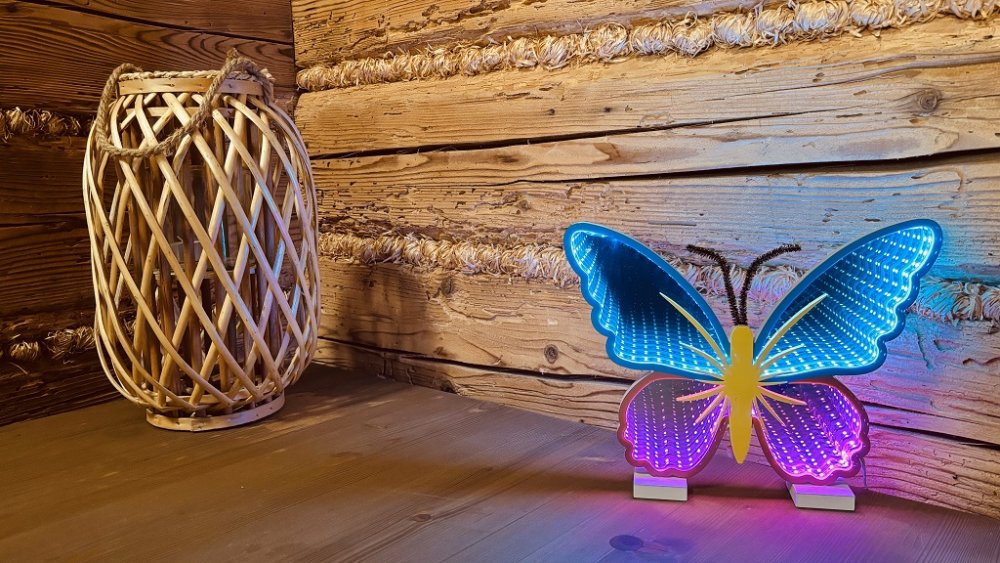 2Kids Toys LED NEON LIGHT lampka Motyl - obrazek 4