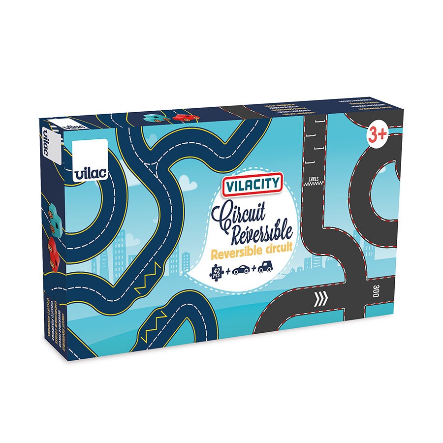 Vilac Pista de Carreras de Doble Cara Vilacity