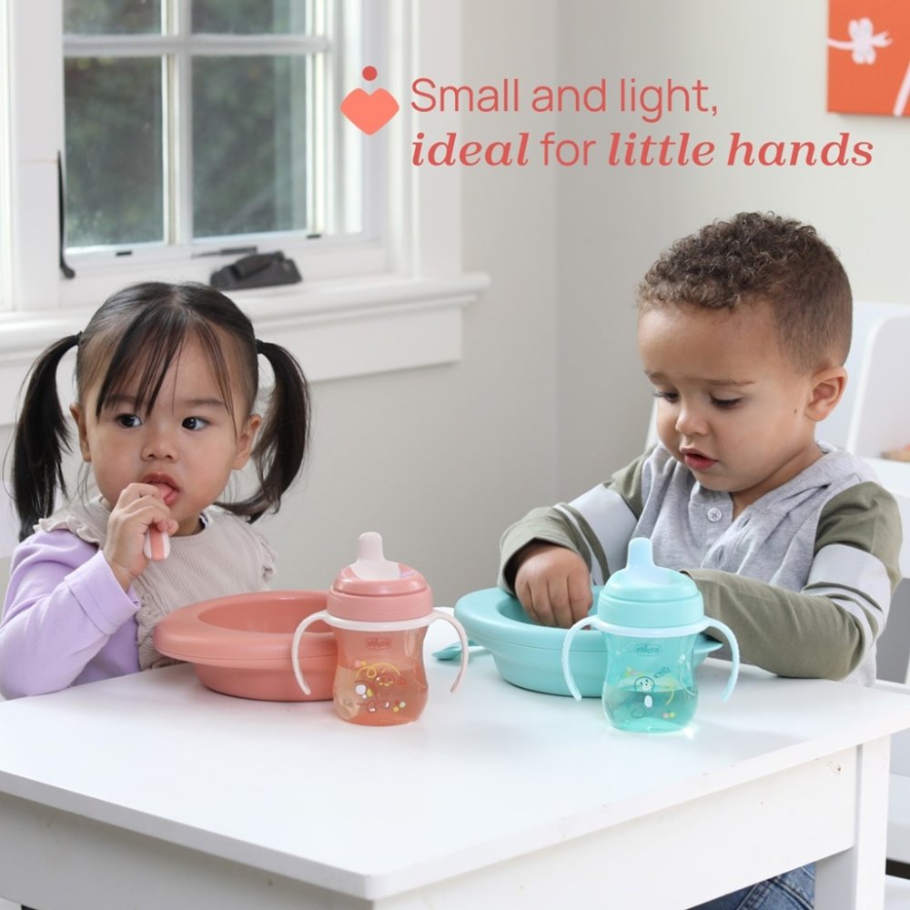 CHICCO Cuchara y tenedor de acero inoxidable - teal, 18m+ - Imagen 4