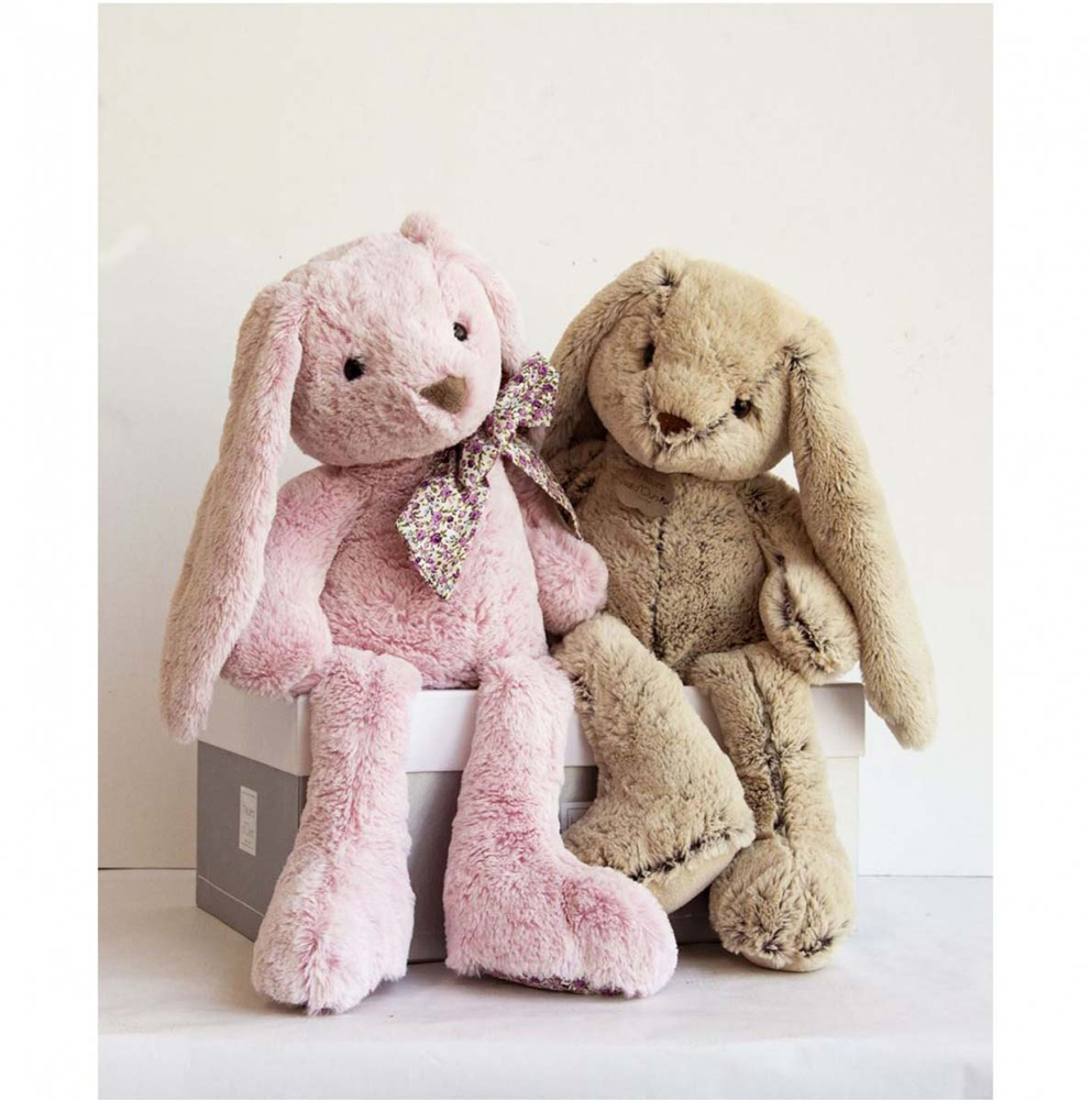 Doudou Histoire d´Ours Plyšový kamarád béžový králíček 40 cm (obrázek 8)